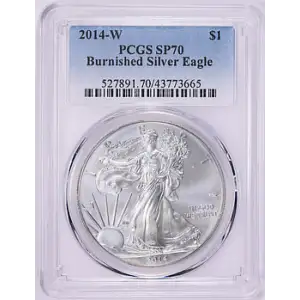 2014-W $1 Burnished Silver Eagle