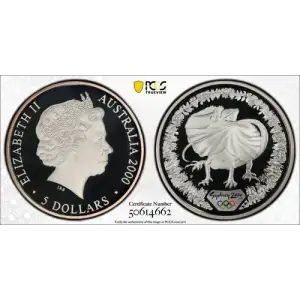 2000-P $5 Olympic - Lizard, DCAM