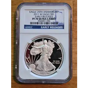 2011 W EARLY RELEASES EAGLE 25TH ANNIVERSARY ULTRA CAMEO