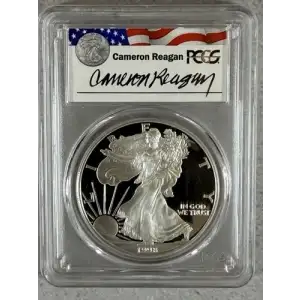 1998-P $1 Silver Eagle Cameron Reagan, DCAM