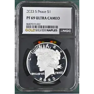 2023 S Peace $1 PF 69 UC