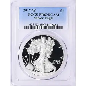 2017 W SILVER EAGLE PR69DCAM PCGS
[B-8]