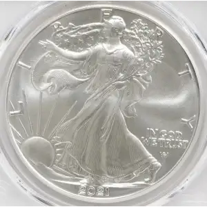 2021-W $1 Burnished Silver Eagle-Type 2 First Strike West Point Picture Frame