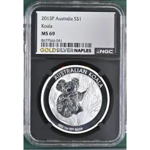 2013P Australia Koala S$1 MS 69