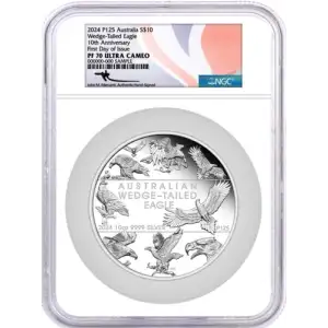 2024 Australia 10oz Wedge Tail Eagle Coin