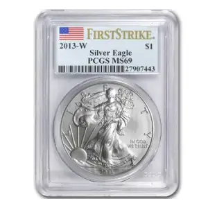 2013 (W) EAGLE S$1 PCGS MS 69