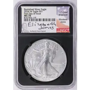2024 W Burnished Eagle MS70 NGC