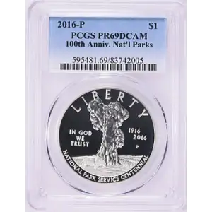 2016-P $1 100th Anniv. Nat'l Parks, DCAM (2)