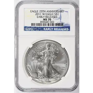 2011 W Eagle MS70 NGC