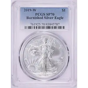 2019-W $1 Burnished Silver Eagle