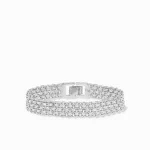 silver mesh chain bracelet -  Maryln Schiff