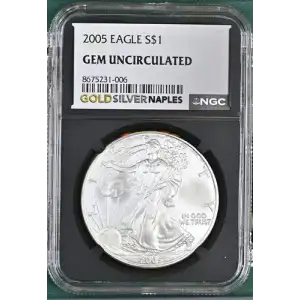2005 EAGLE S$1 GEM UNCIRCULATED