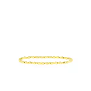 gold 3mm/4mm brass ball bracelet - Marlyn Schiff 