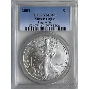 2003 $1 Silver Eagle Legacy Set