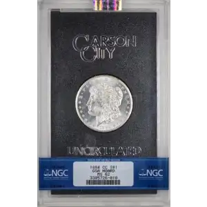 1884 CC Morgan Silver Dollar MS61 GSA Hoard