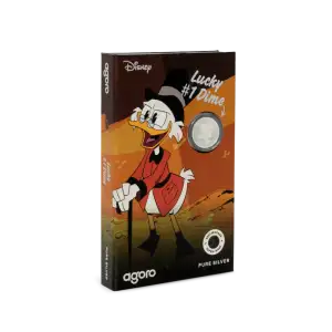 2026 Agoro Niue Scrooge McDuck Lucky #1 Dime 3g silver (2)