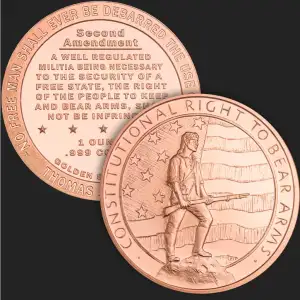1 oz Copper Second Amendment GSM