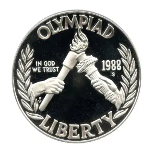 1988-S $1 Olympic, DCAM
