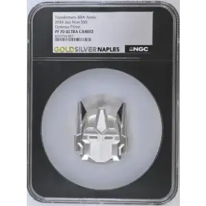 2024 3oz Niue Optimus Prime S$5 PF 70 ULTRA CAMEO