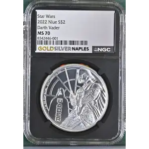 2022 Niue $2 Star War Darth Vader MS 70