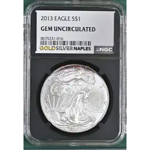 2013 EAGLE S$1 GEM UNCIRCULATED