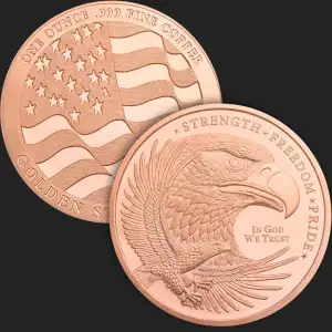1 oz Copper Eagle GSM