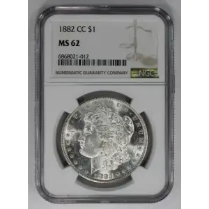 Morgan Dollar (1882 - CC) - MS 62 - NGC