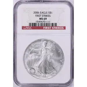2006 - P - NGC - MS69 - $1 Eagle First Strikes
