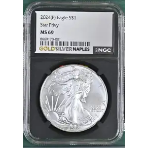 2024(P) Eagle Star Privy S$1 MS 69