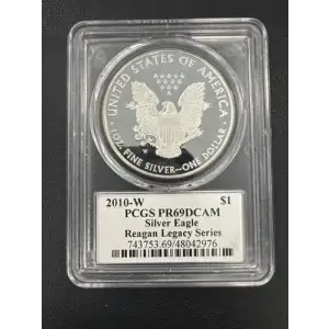 2010-W $1 Silver Eagle Ashley Reagan, DCAM