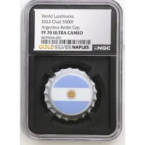 2022 Argentina Bottle Cap World Landmarks ULTRA CAMEO (2)