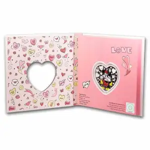 2025 I love Us - Mickey Mouse & Minnie Mouse 1 oz Silver Coin
