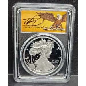 2019-W $1 Silver Eagle First Day of Issue Washington D.C. Art Deco Washington DC, DCAM