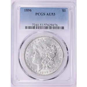 1896 - P - PCGS - AU53 - $1 Morgan