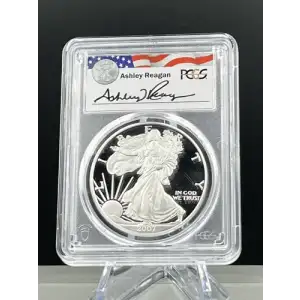 2006-W $1 Silver Eagle Ashley Reagan, DCAM
