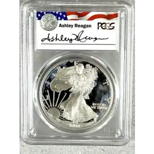 1998-P $1 Silver Eagle Ashley Reagan, DCAM