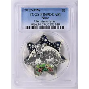 2012-MW $2 Christmas Star, DCAM