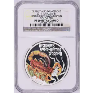 2014 - TU - NGC - PF69UC - $1 Scorpion  (2)