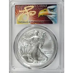2024 $1 Silver Eagle First Strike Cleveland Eagle with Sun 1 of 500