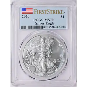 2020 $1 Silver Eagle First Strike