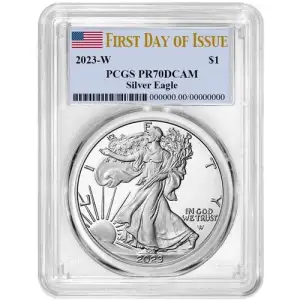 2023-W $1 Silver Eagle First Strike, DCAM