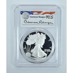 2023-W $1 Silver Eagle Cameron Reagan, DCAM