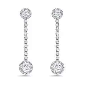 Melinda/ Sterling silver earrings