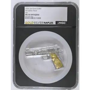2024 2oz 45 Caliber Pistol Gilt (2)