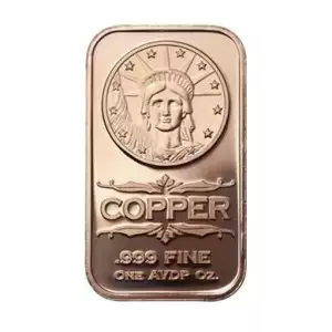 1 oz copper Liberty head bar bars/ wings (3)