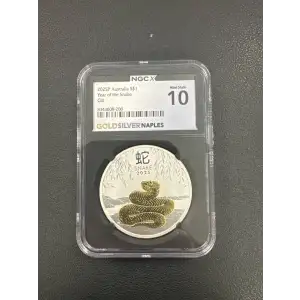 2025P S$1 AUSTRALIA YEAR OF THE SNAKE GILT MS10/70 NGC