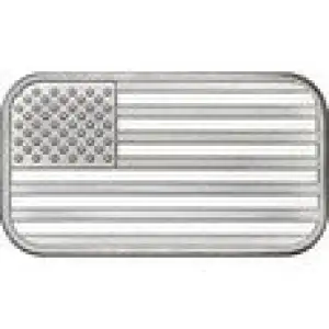 1 oz Silver United We Stand USA Flag Bar (2)