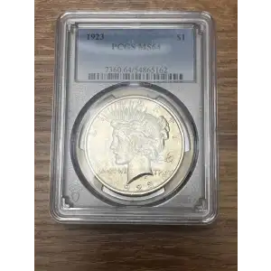 1923 $1 Peace Dollar MS64 PCGS