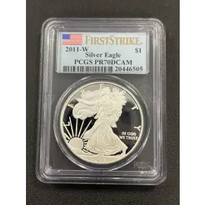 2011-W $1 Silver Eagle First Strike, DCAM