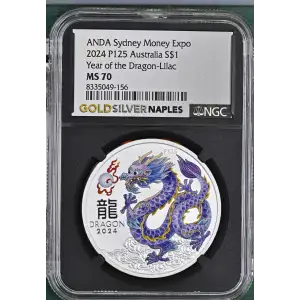 2024 P125 Year of the Dragon-Lilac ANDA Sydney Money Expo (2)